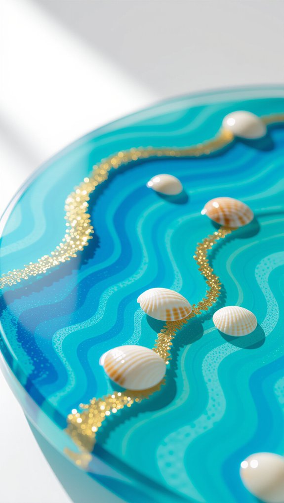 resin artwork tabletop crafting