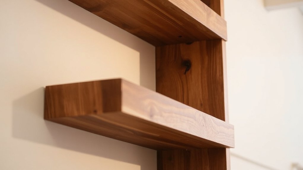 rustic corner shelves charm