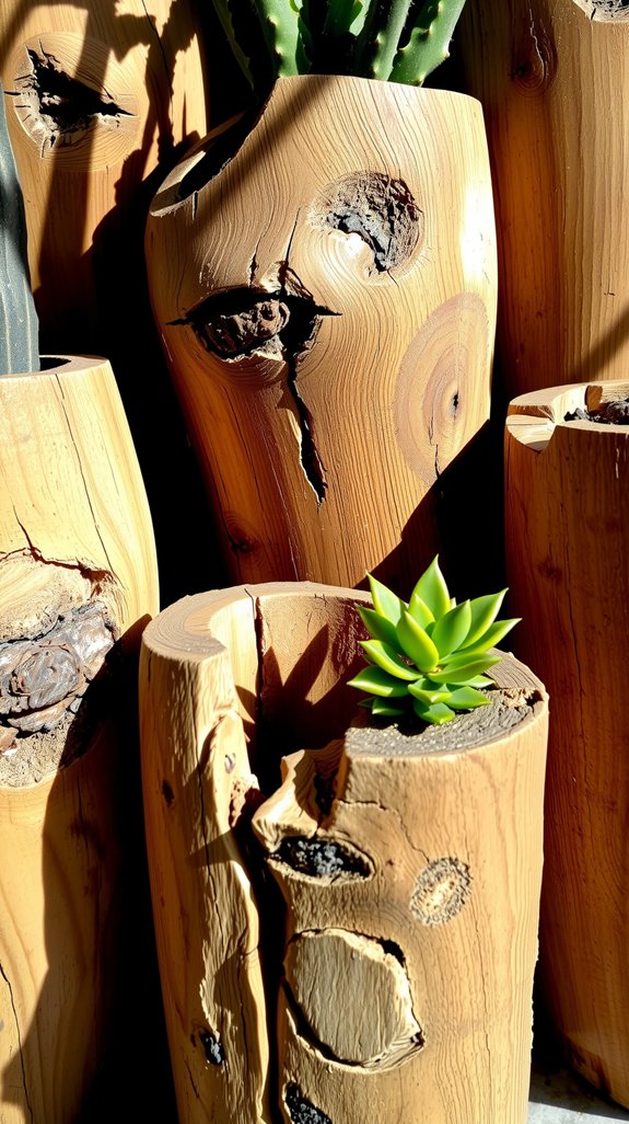 rustic wooden planter projects