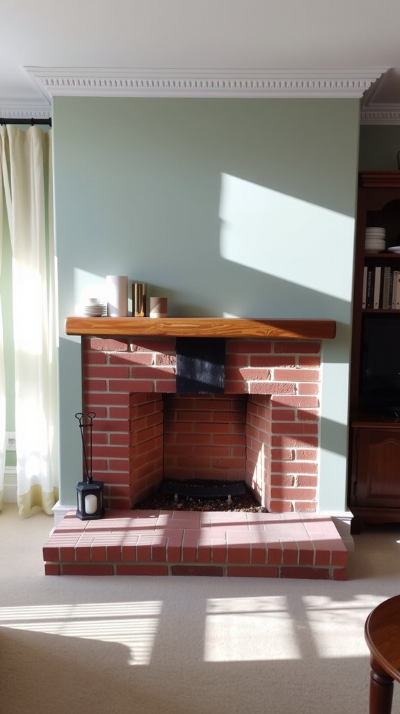 sage green cozy atmosphere