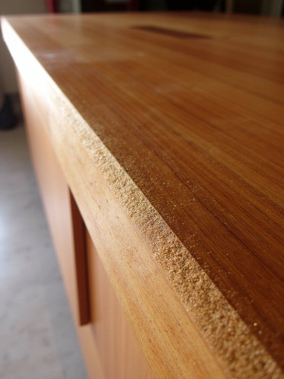 sanding for smooth finish