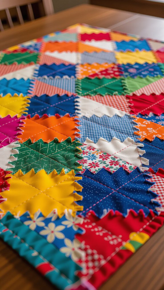 scrappy quilt block creativity