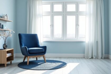 serene blue bedroom inspiration