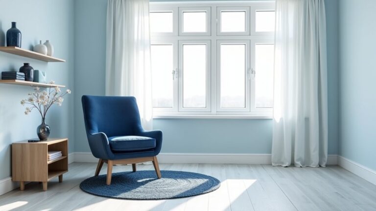 serene blue bedroom inspiration