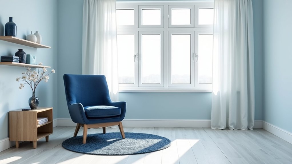 serene blue bedroom inspiration