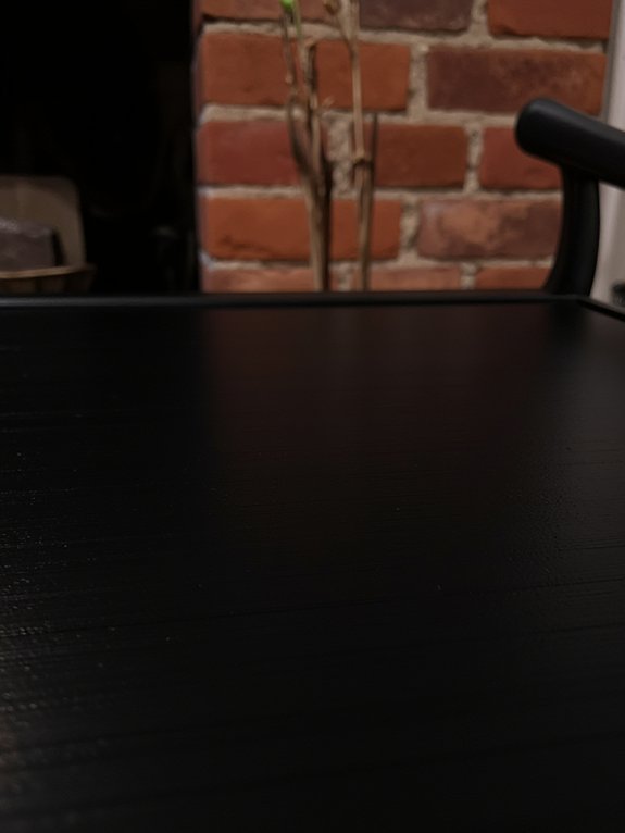 sleek black fireplace makeover