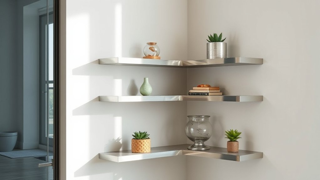 sleek durable corner storage