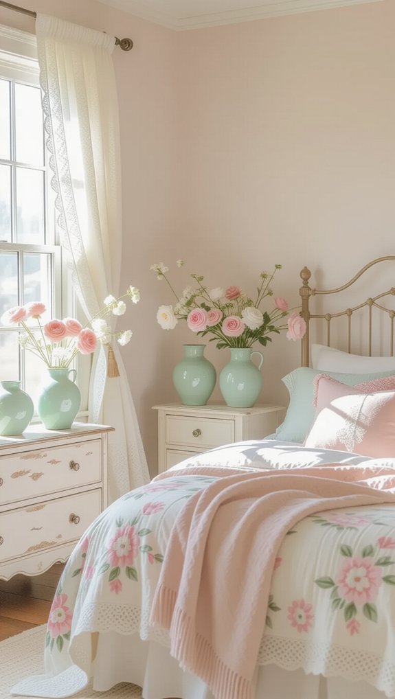 soft pastel bedroom palette