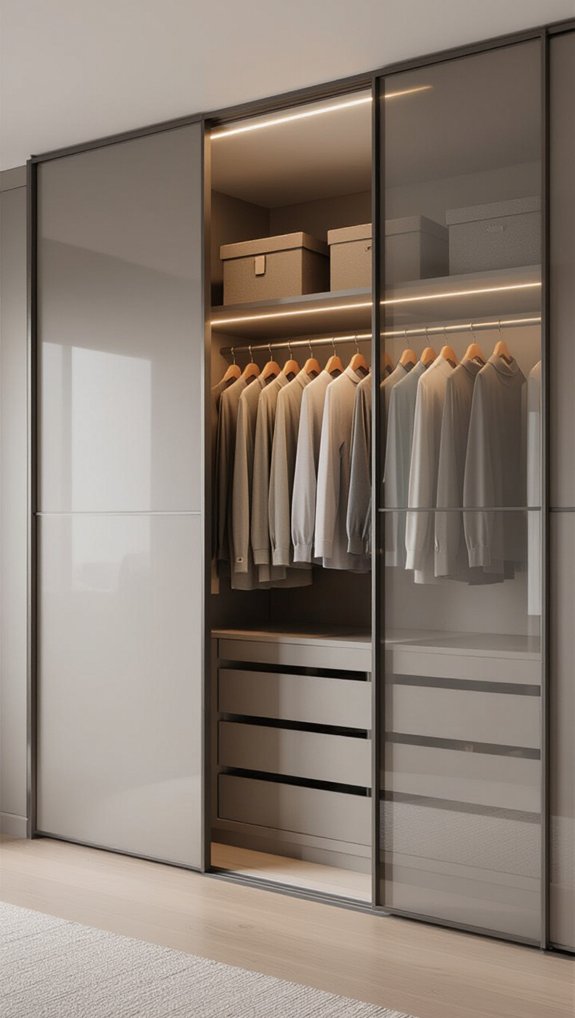 space saving sliding wardrobes