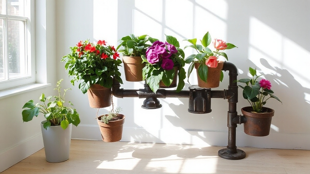 sturdy industrial plant stand