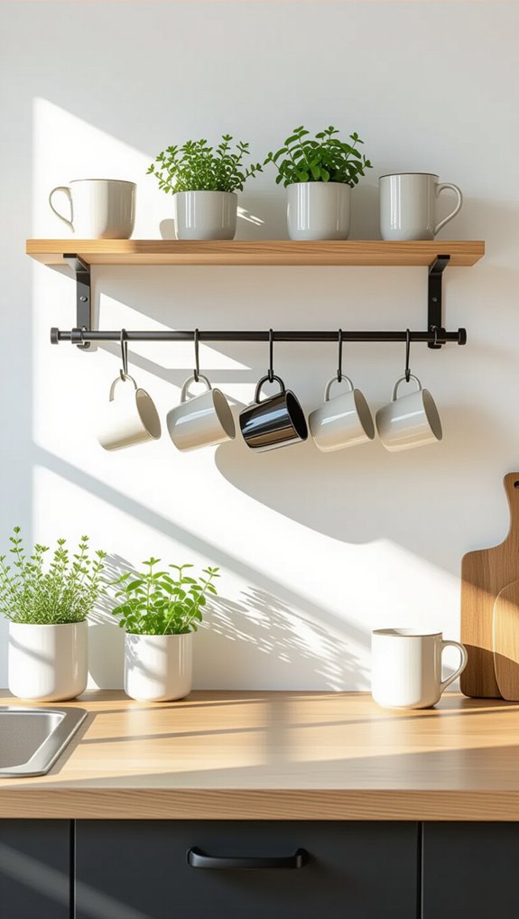 stylish and organized kitchen
