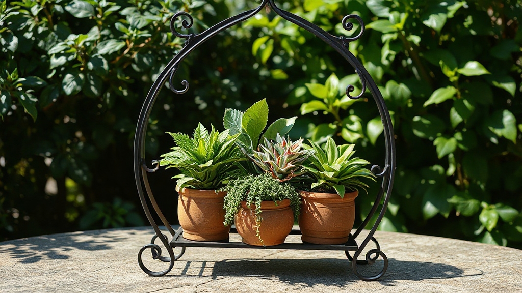 stylish durable plant display