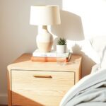 stylish functional bedroom nightstands