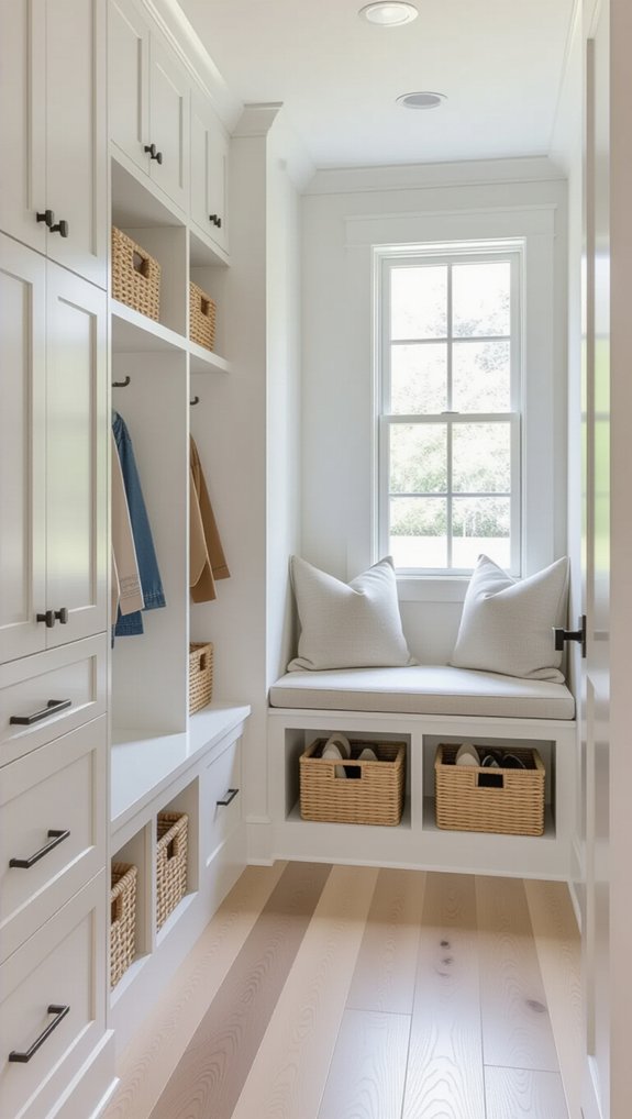 stylish functional entryway design