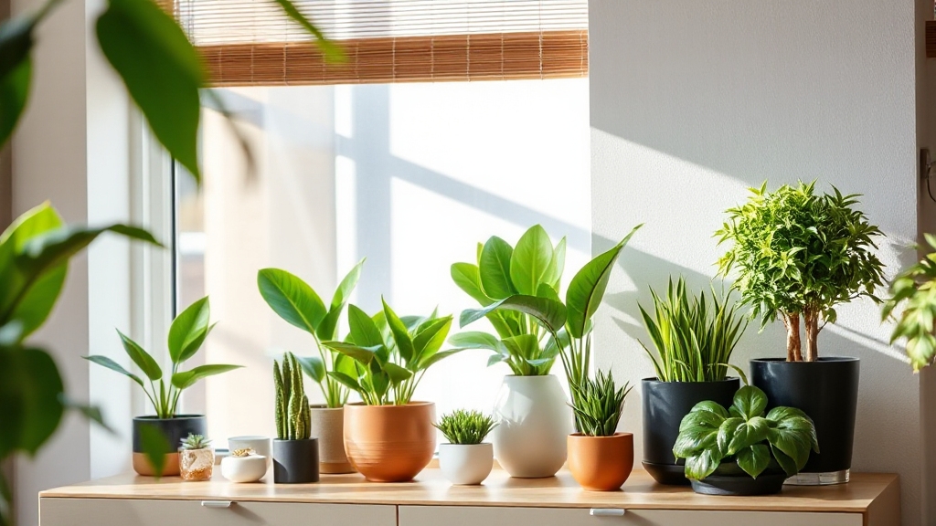 stylish functional plant organization