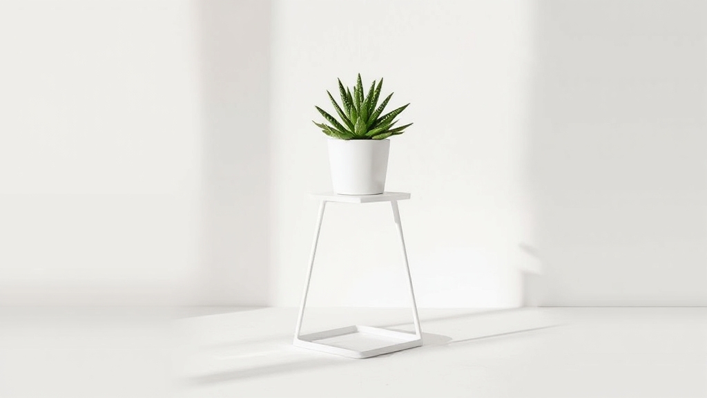 stylish minimalist plant stands