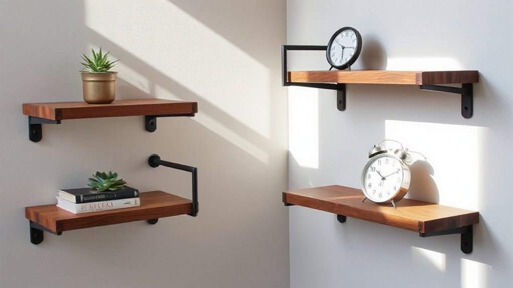 stylish modular metal shelves