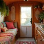 stylish van life decor