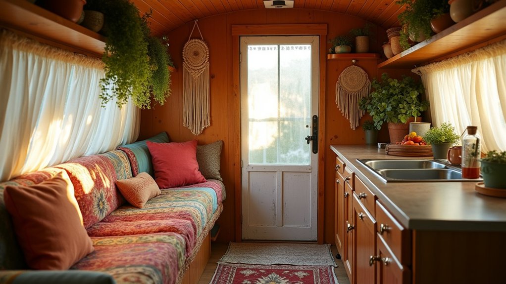 stylish van life decor