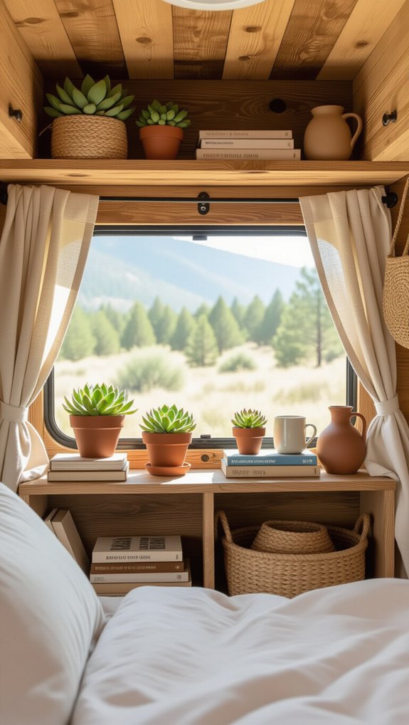 sustainable rustic shelving solution