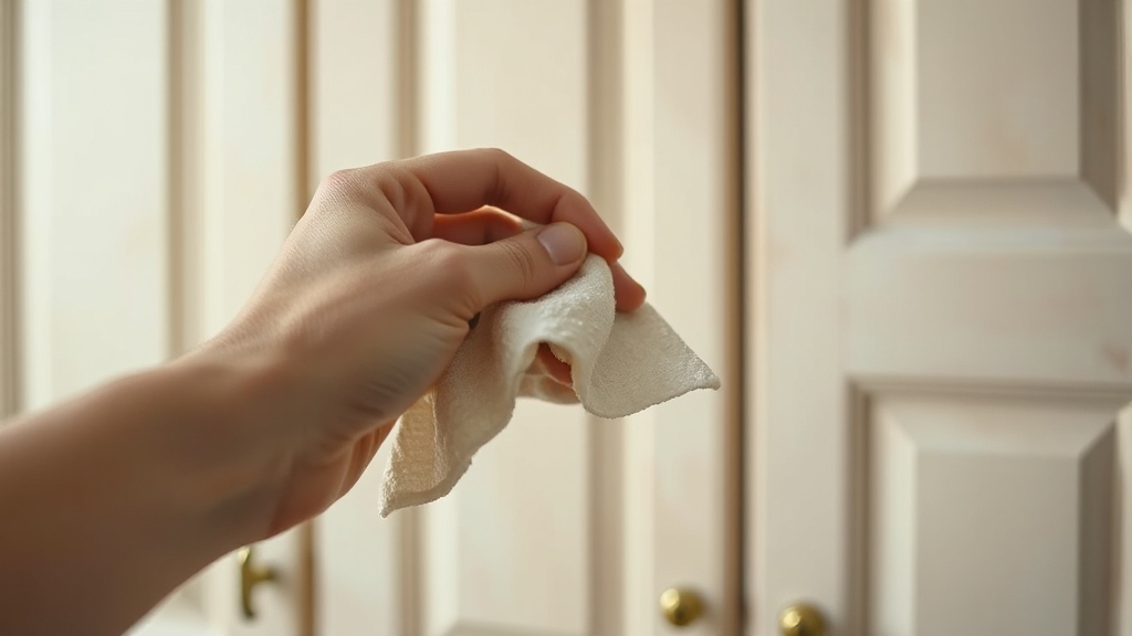 tack cloth ensures spotless surfaces