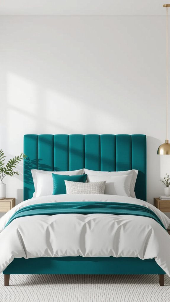 teal blue headboard benefits