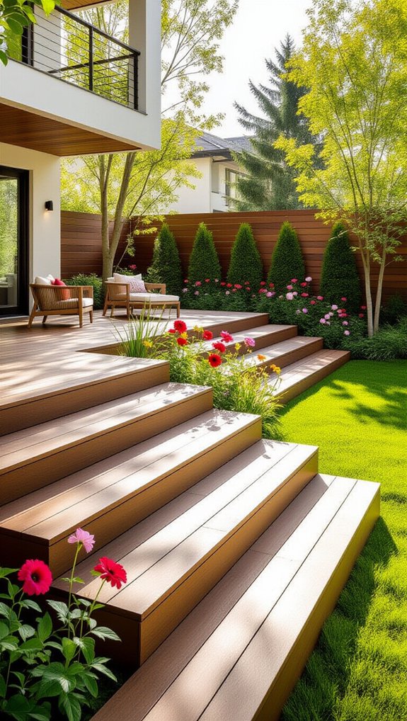 tiered steps for accessibility