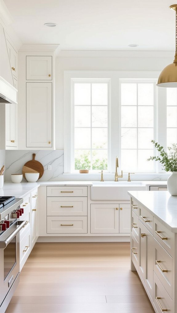 22 Kitchen Cabinet Color Ideas for Modern and Timeless Style 2 timeless charm bright kitchens