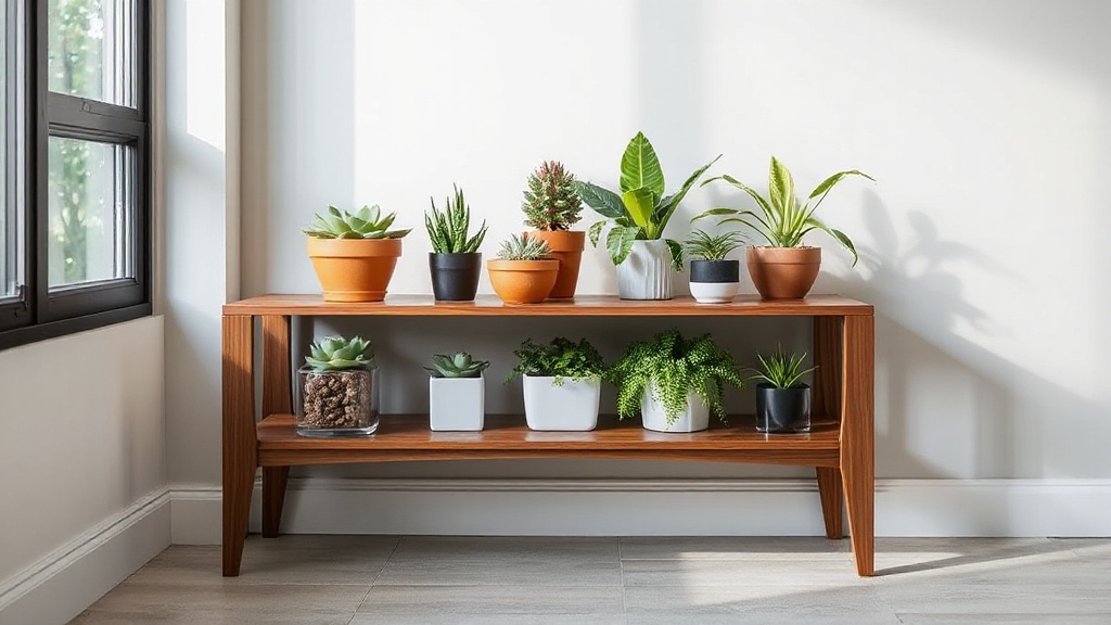 timeless stylish plant display