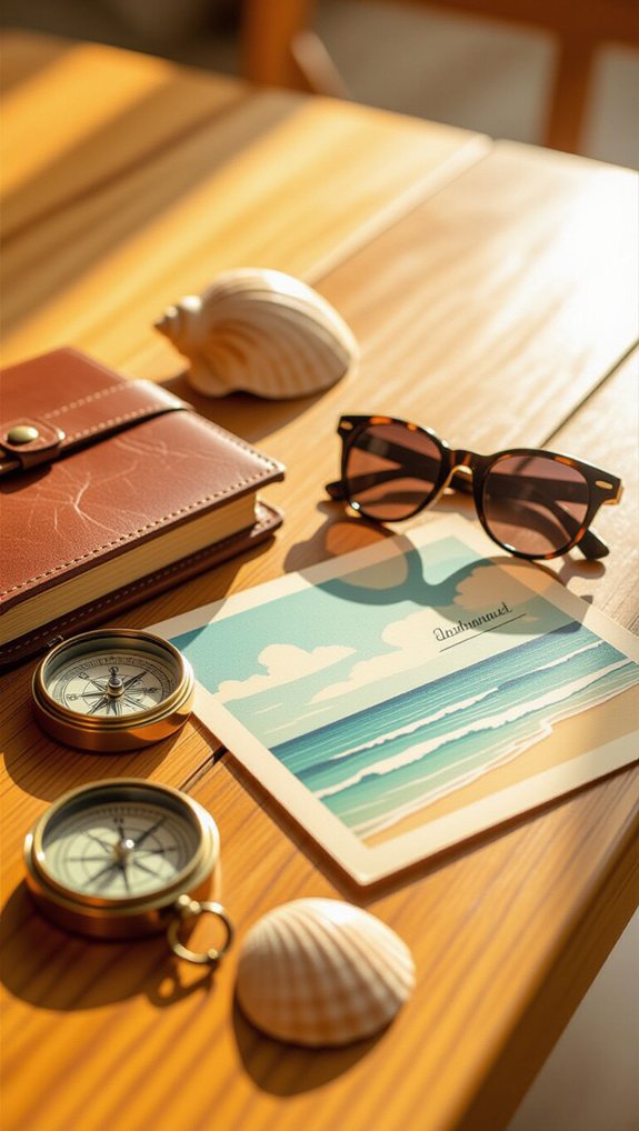 travel mementos for decor