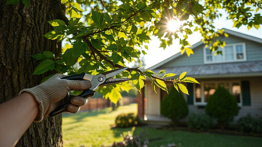 trim branches for safety