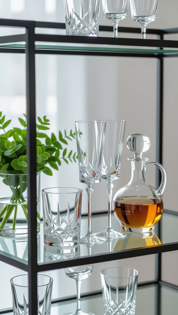 unique glassware for elegance