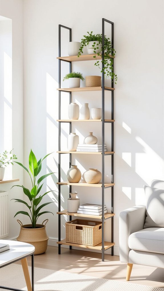 vertical storage for height