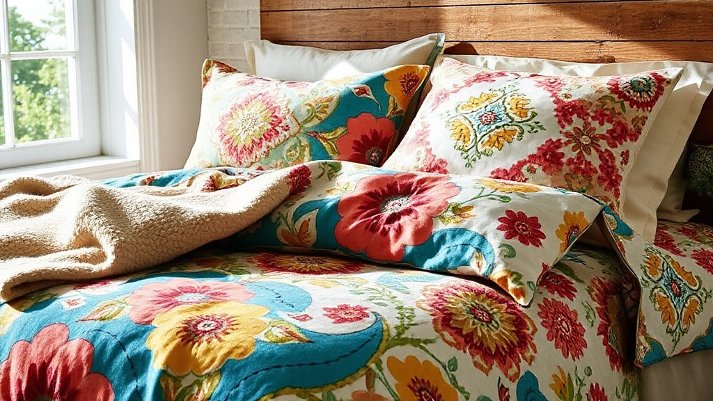 vibrant bedding transforms spaces