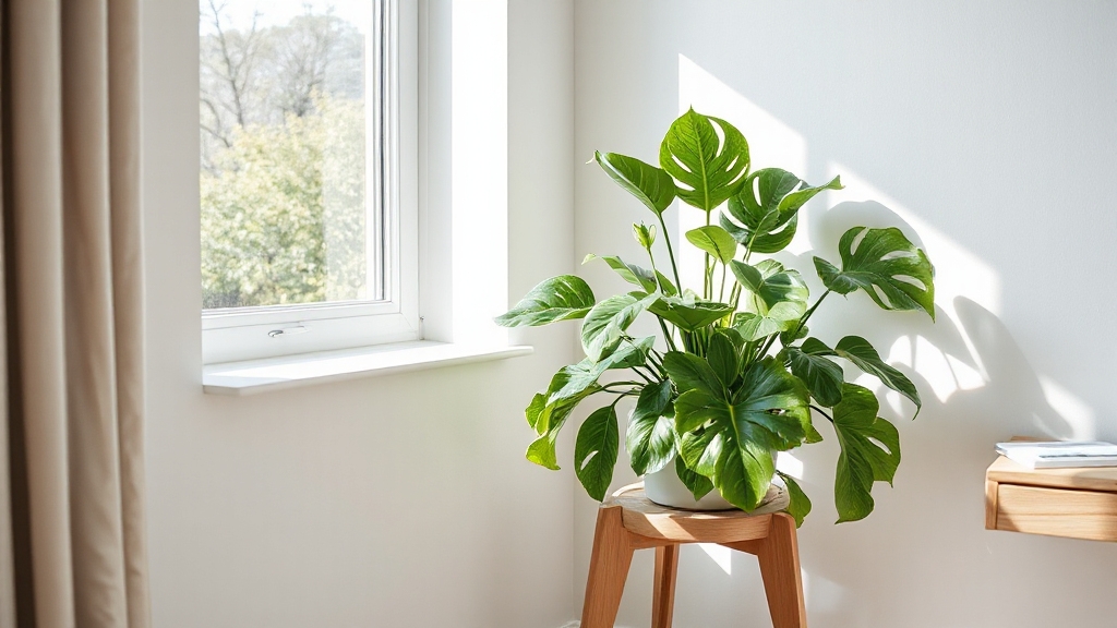 vibrant corner plant display