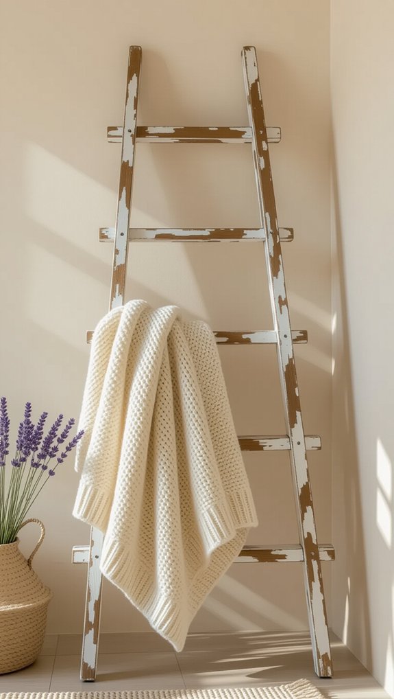 vintage ladder decor ideas