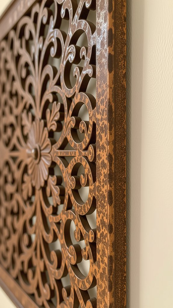 vintage metal wall accents