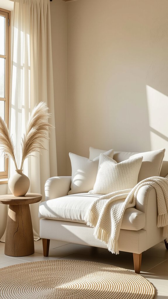 warm beige and cream harmony