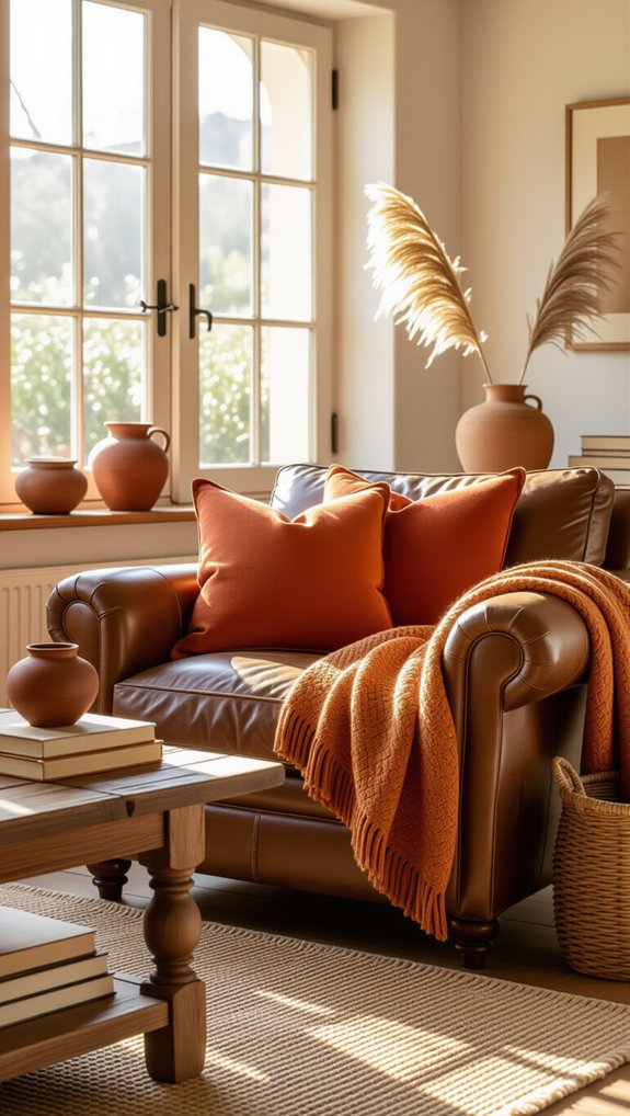 warm earth tone decor combinations