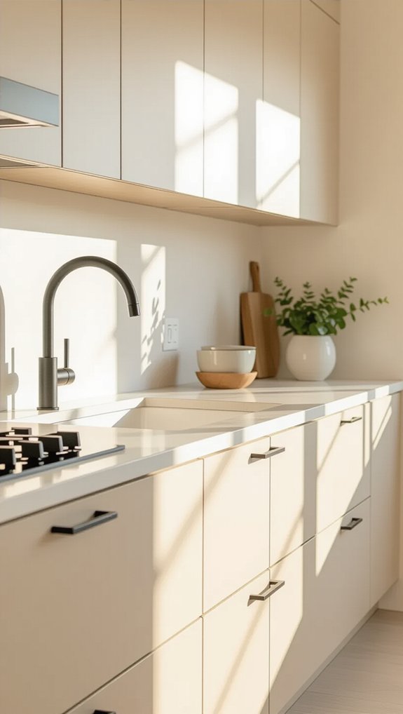 22 Kitchen Cabinet Color Ideas for Modern and Timeless Style 4 warm greige kitchen aesthetics