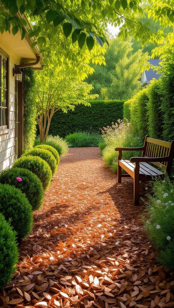 wood chips enhance landscaping benefits