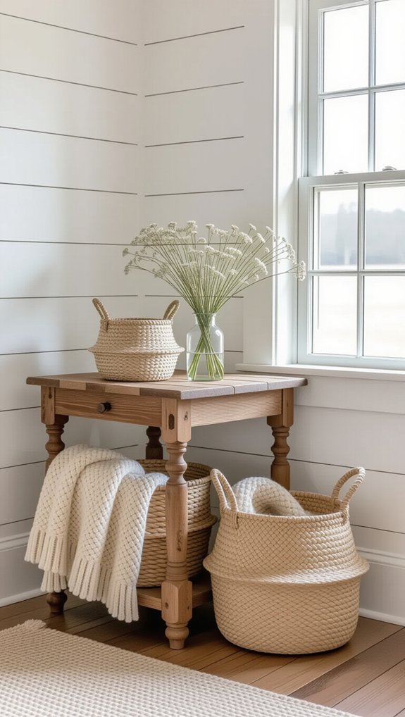 woven baskets for organization