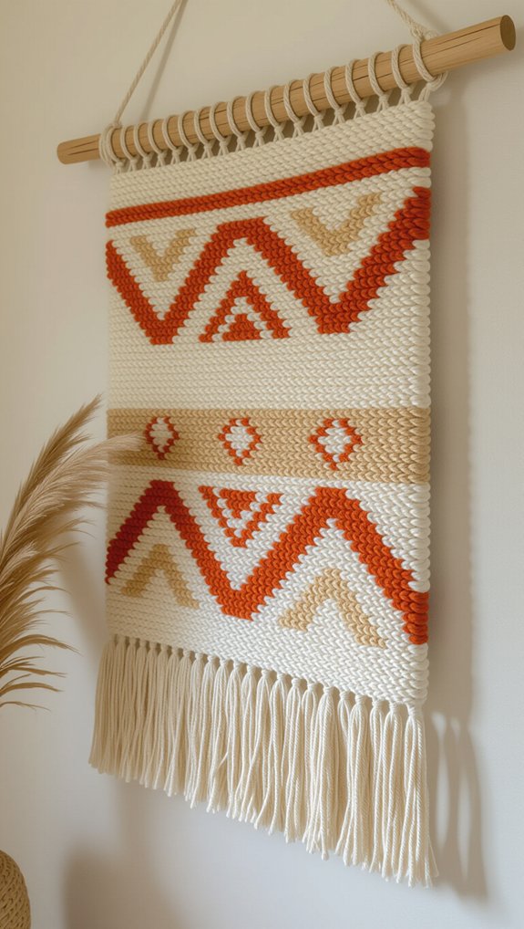 woven tapestries add warmth