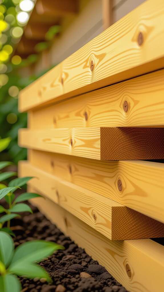 affordable durable garden timber