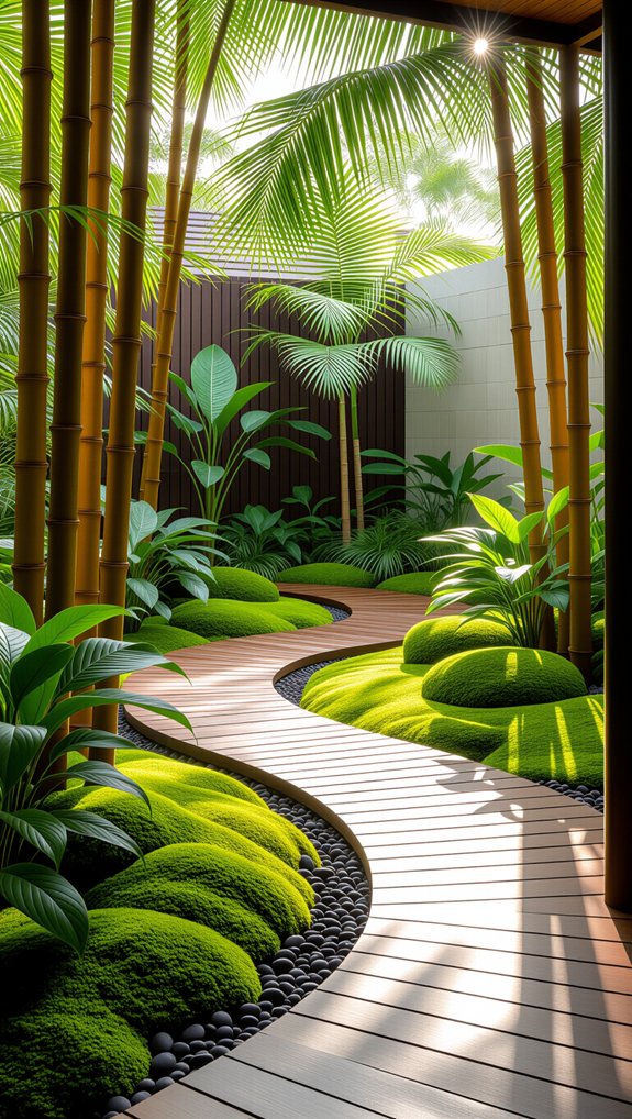 bamboo edging for zen gardens