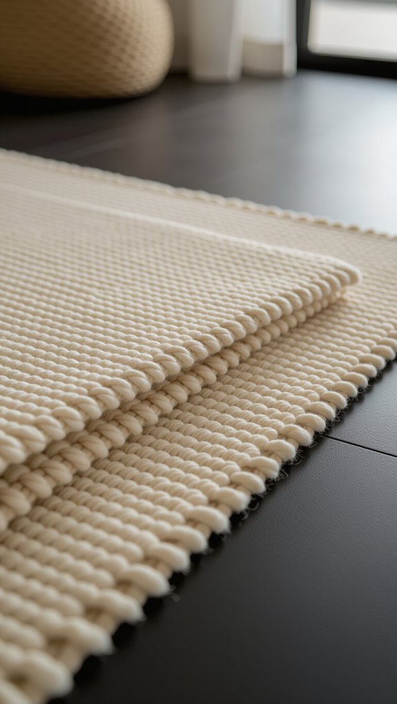beige woven rugs warmth