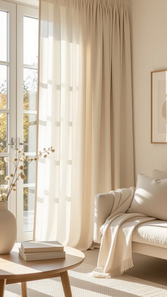 blackout beige curtains benefits