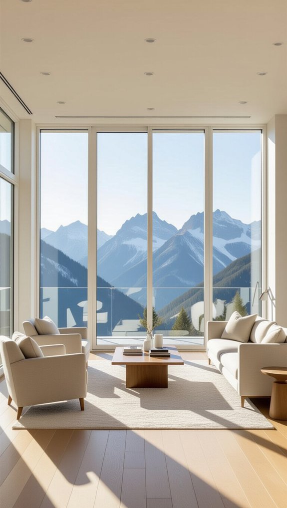breathtaking mountain views indoors