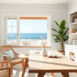 breezy coastal workspace decor