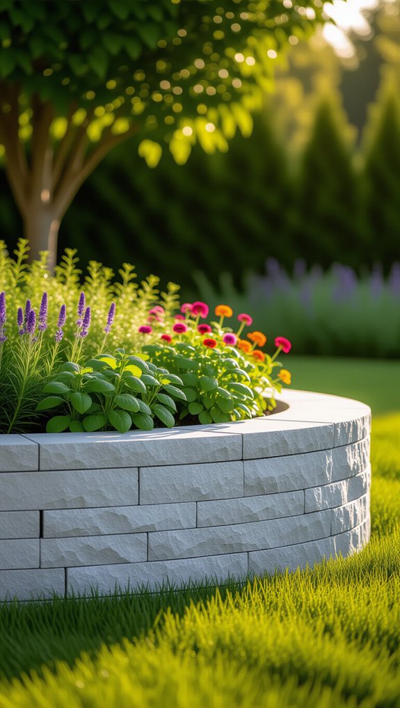 circular raised garden benefits